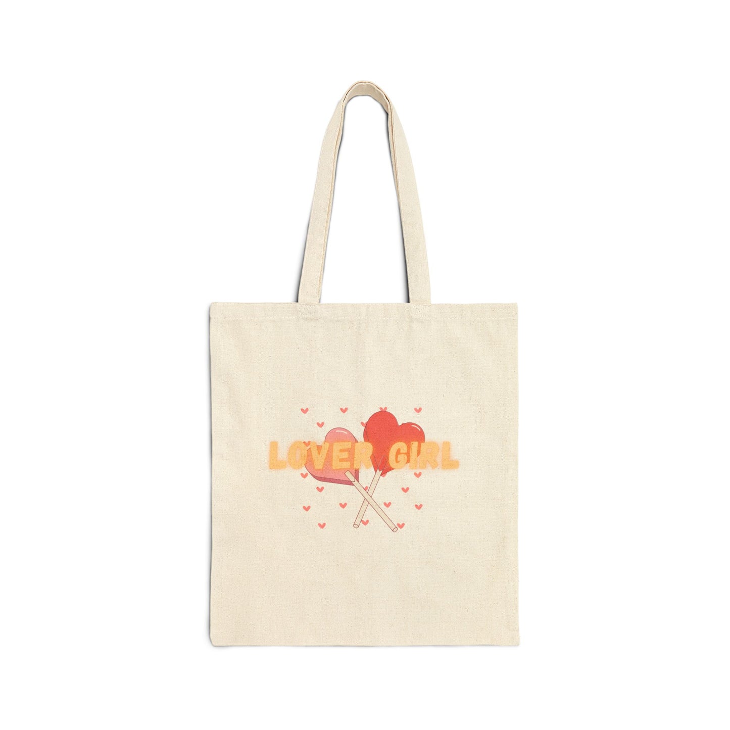 Daite Lover Girl Cotton Canvas Tote Bag