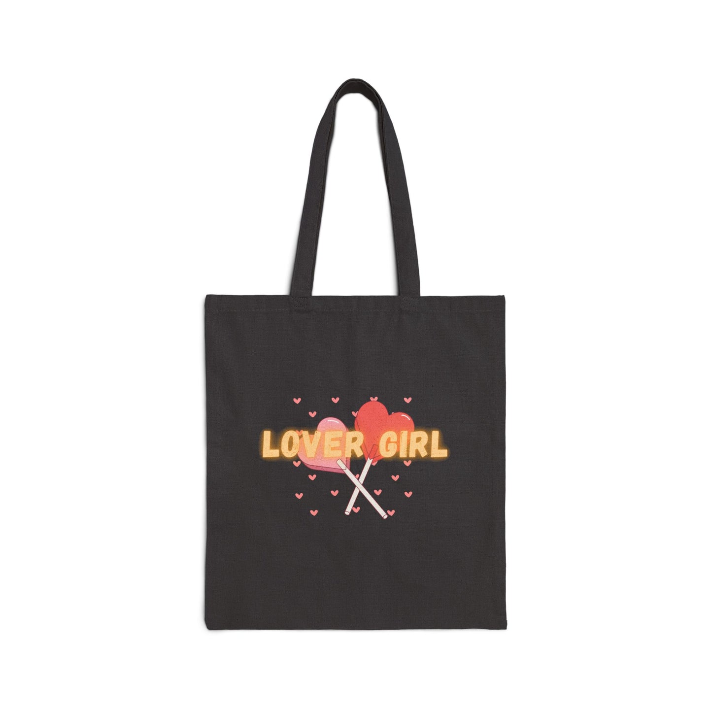 Daite Lover Girl Cotton Canvas Tote Bag