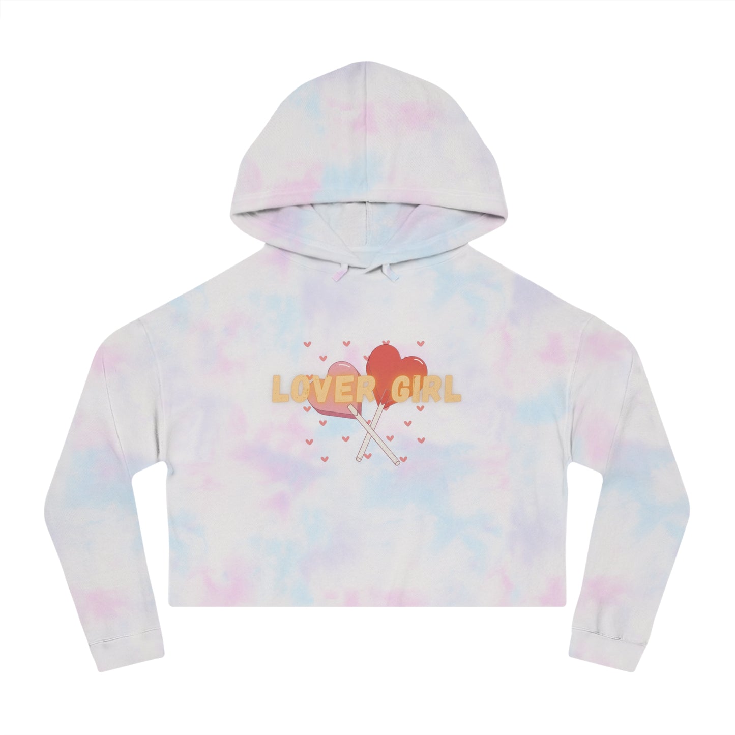 Daite Lover Girl Cropped Girlfriend Hoodie