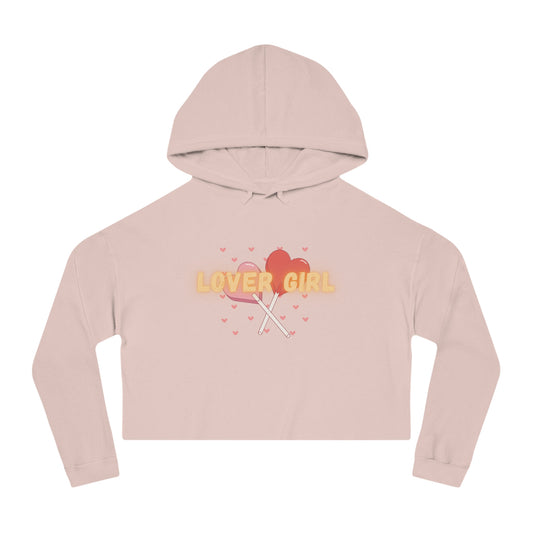 Daite Lover Girl Cropped Girlfriend Hoodie