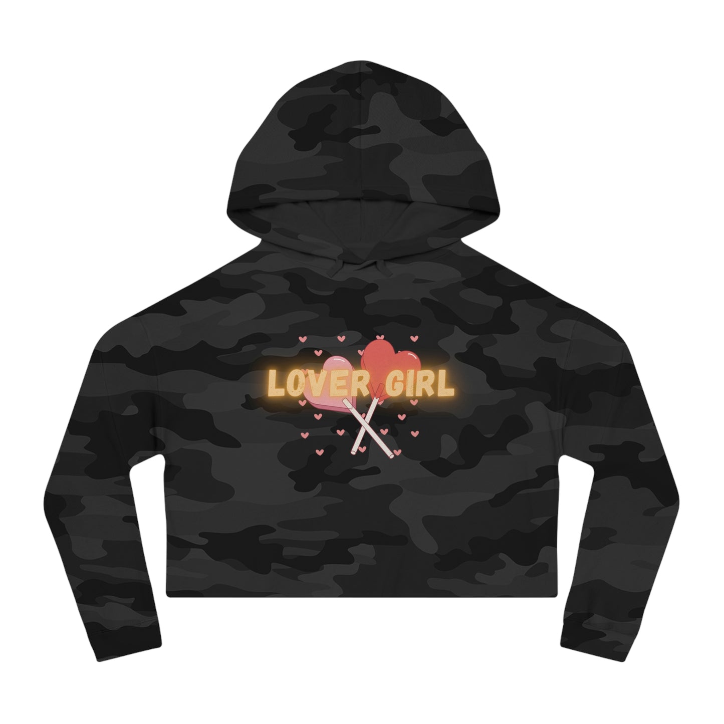 Daite Lover Girl Cropped Girlfriend Hoodie