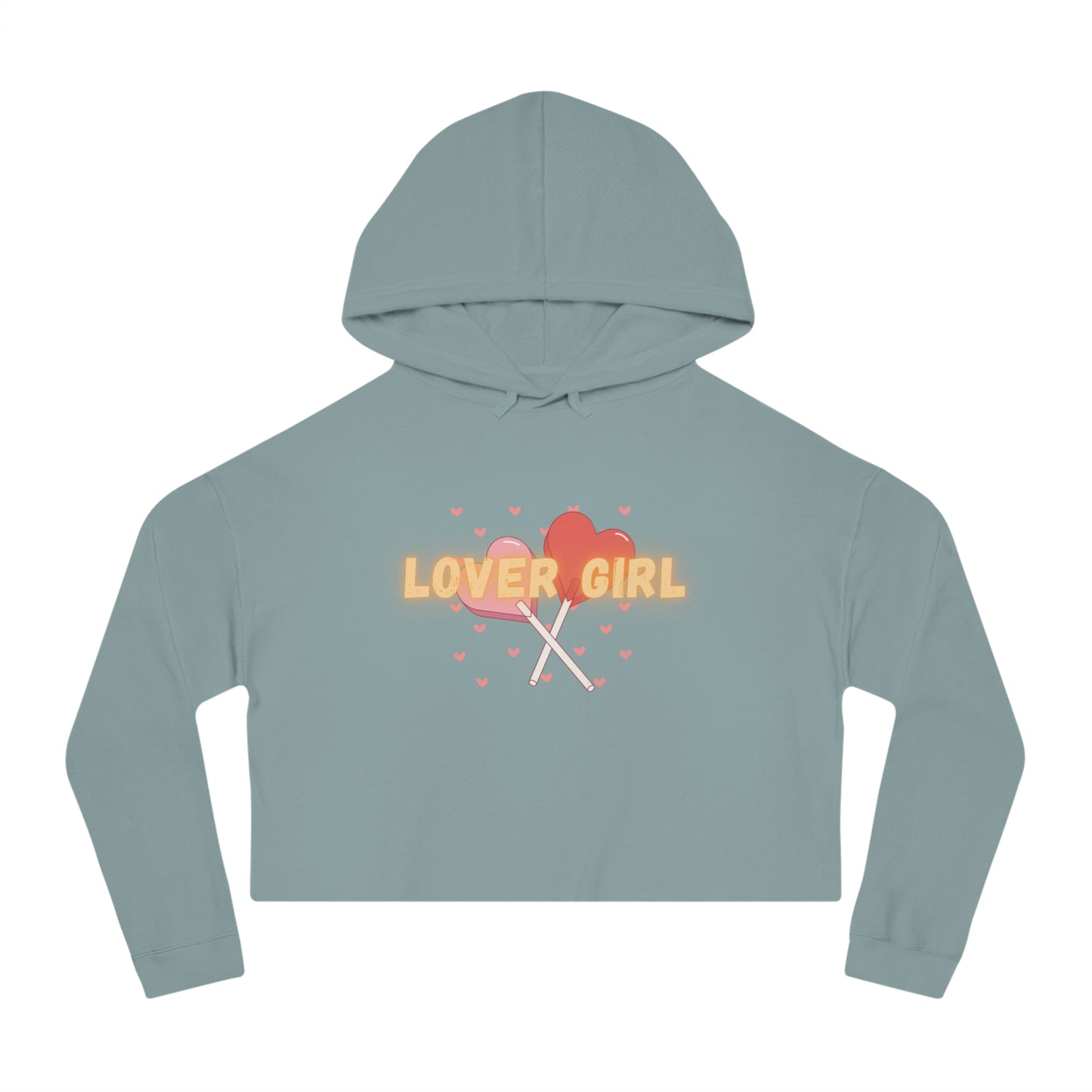 Daite Lover Girl Cropped Girlfriend Hoodie