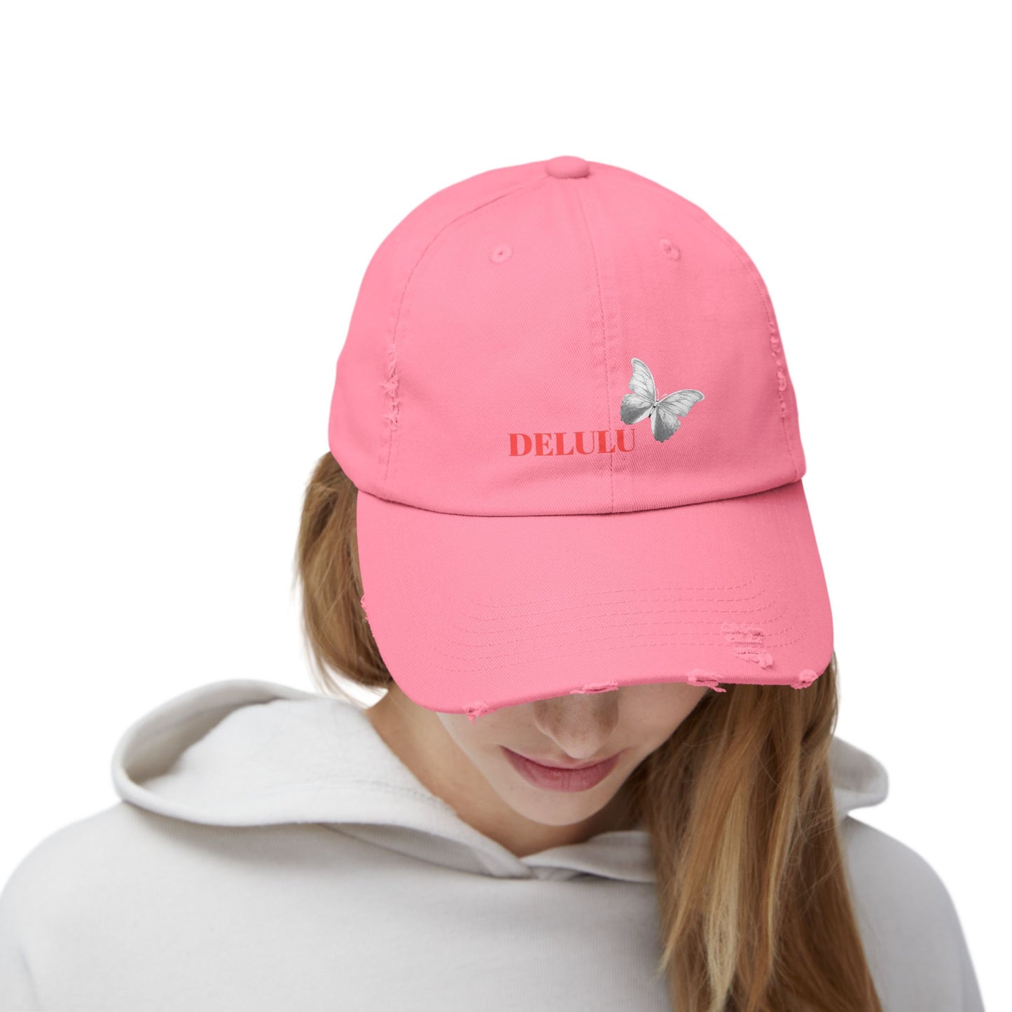 Daite Delulu Distressed Cap